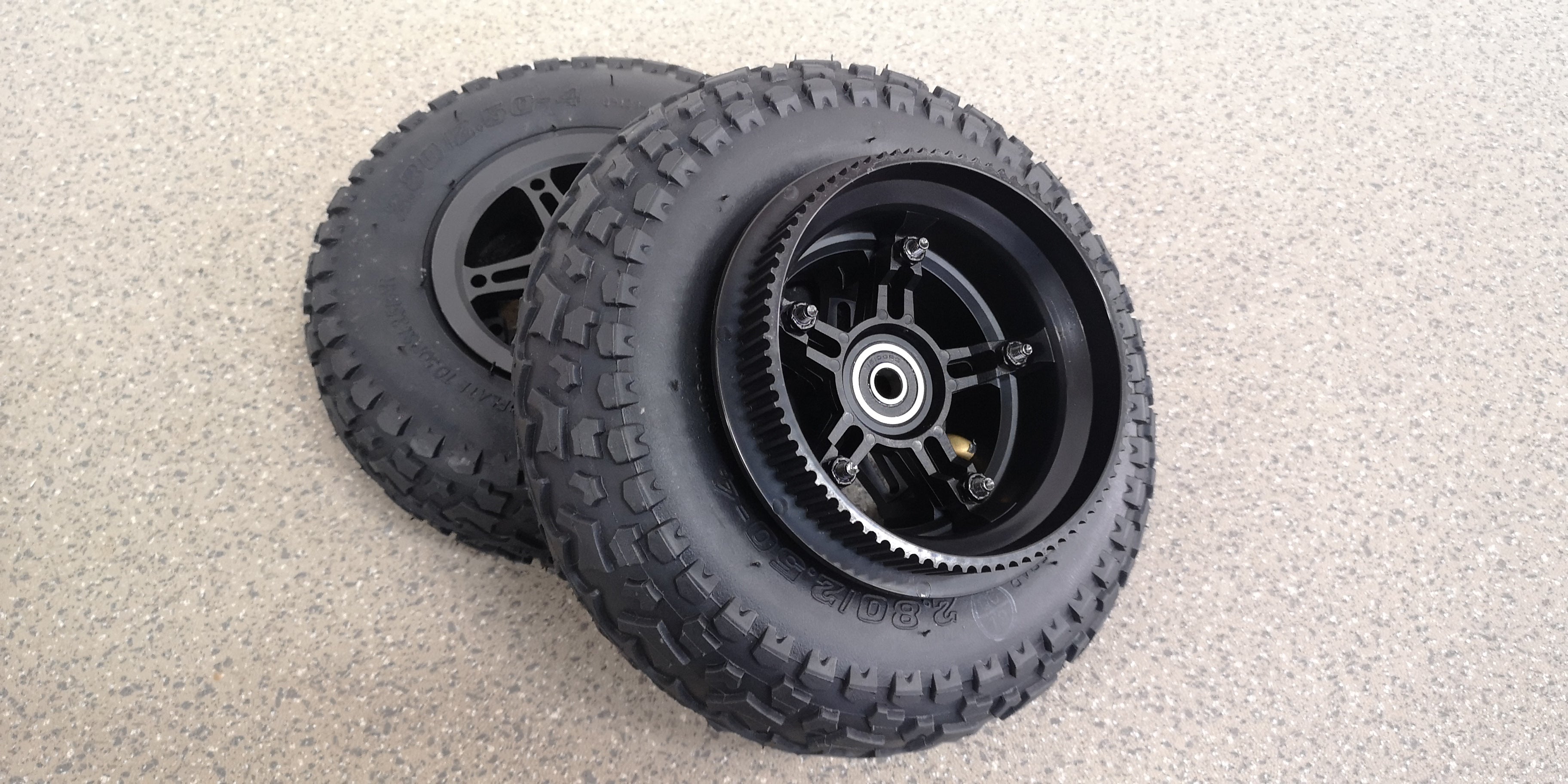 Off-Road Wheels, Nine Inch, For Off-Road Skateboards